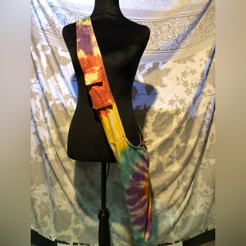 THREADHEADS tie dye cross over bag
